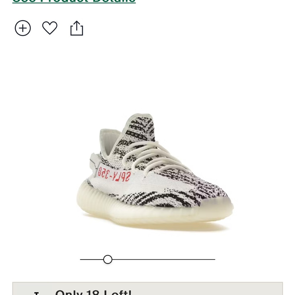 Selling brand new Adidas Yeezy Boost 350 V2 tennis shoes - Picture 3 of 6